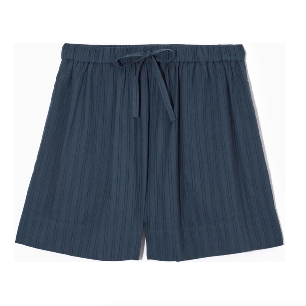 COS Striped Poplin Pajama Shorts
